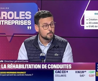 Replay Paroles d'entreprises - Maxime Brun (Euréa) : la réhabilitation de conduites - 10/01