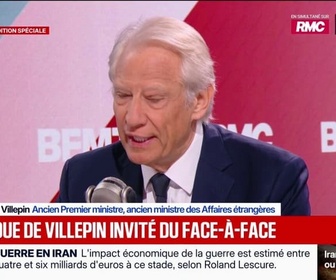 Replay Face à Face - Présidentielle 2027: Dominique de Villepin déclare qu'il faut dépasser les clivages et travailler avec tous les partis, bien qu'il fasse la distinction entre LFI et le RN