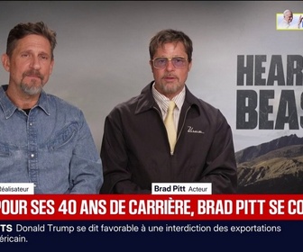 Replay BFM Première - C'était le rôle le plus exigeant physiquement que je n'ai jamais eu à jouer: Brad Pitt se confie à BFMTV pour la sortie de son dernier film