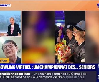 Replay L'image du jour - On s'est entraînées tous les mercredis, deux heures chaque semaine: Doria et Simone, 70 et 66 ans, grandes gagnante d'un championnat de e-bowling