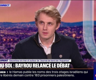 Replay 20H BFM - Restriction du droit du sol: Antoine Laurent, sauveteur en mer, dénonce un agenda qui consiste à mettre des bâtons dans les roues de l'intégration