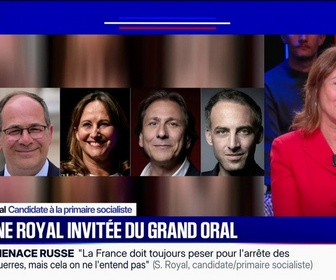 Replay Le Grand Oral 2027 - L'accession d'une femme aux plus hautes fonctions est une révolution. Ce que je souhaite, c'est que cette révolution ne soit pas accomplie par l'extrême droite, déclare Ségolène Royal, candidate à la prim