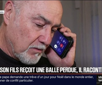 Replay BFM Première - Rhône: son fils reçoit une balle perdue, le père témoigne sur BFMTV
