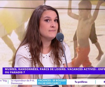 Replay Estelle Midi - Musées, randonnées, parcs de loisirs. Vacances actives : enfer ou paradis ?