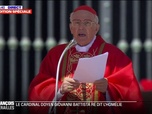 Replay Week-end première - Obsèques du pape François: le cardinal doyen Giovanni Battista Re entame l'homélie