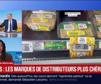 Replay BFM Première - Courses et pouvoir d'achat: les Français achètent davantage de marques distributeurs