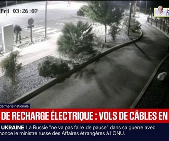 Replay BFM Première - À Toulouse, les bornes de recharge électrique ciblées par des vols de câbles