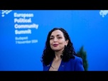 Replay L'Europe est notre destin déclare la présidente du Kosovo Vjosa Osmani à Euronews