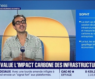 Replay Good Morning Business - French Tech : Sopht évalue l'impact carbone des infrastructures IT - 26/08