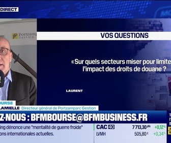 Replay BFM Bourse - Culture Bourse : Sur quels secteurs miser pour limiter l'impact des droits de douane ? - 01/09