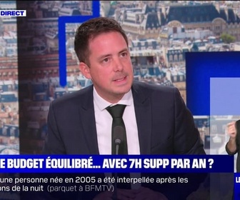 Replay Le Live BFM - Le budget équilibré... avec sept heures supplémentaires par an ? - 19/01