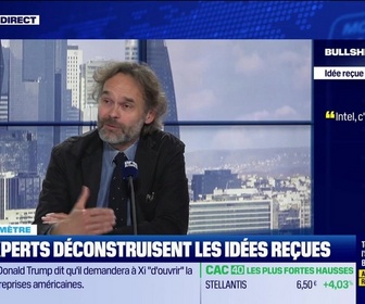Replay BFM Bourse - Bullshitomètre : Intel, c'est formidable- FAUX répond Charles Monot - 13/05