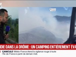 Replay BFM Première - Incendie: un camping entièrement évacué à Dié (Drôme)