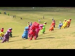 Replay No Comment : au Japon, une course en costume de dinosaure