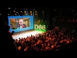 Replay Scènes de joie aux QG de D66 et de GroenLinks lors de la nuit électorale néerlandaise