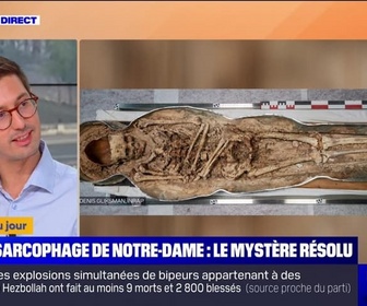 Replay L'image du jour : Sarcophage de Notre-Dame, le mystère résolu - 18/09