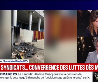 Replay BFM Grand Soir - Lycées, syndicats... convergence des luttes dès mardi ? - 09/10