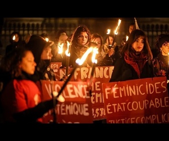 Replay Manifestation à Paris dénonce la hausse des féminicides dans toute la France