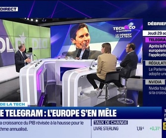 Replay Tech & Co, la quotidienne - Affaire Telegram : l'Europe s'en mêle - 29/08