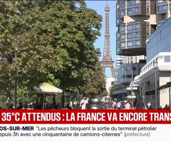 Replay BFM Première - Plus de 35°C: de fortes chaleurs encore attendues en France ce mardi
