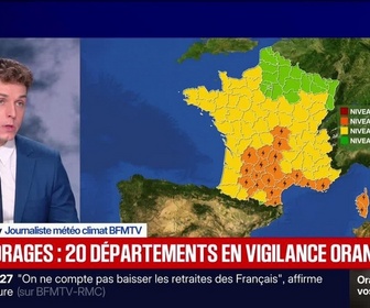 Replay Marschall Truchot : Orages, 20 départements en vigilance orange - 24/08
