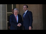 Replay En visite à Chypre, António Guterres rencontre les dirigeants grec et turc