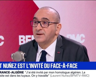 Replay Face à Face - Laurent Nuñez: On a plus d'un millier de personnes qui ont été expulsées l'année dernière du seul fait des troubles à l'ordre public