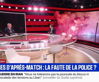 Replay SIGNÉ CONSIGNY - Violences après la victoire du PSG: Je ne pense pas une demi-seconde que ce soit la faute des forces de l'ordre, déclare l'avocat