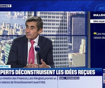 Replay BFM Bourse - Bullshitomètre : Les marchés ont raison de respirer - FAUX répond Christian Bito - 20/05