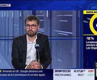 Replay BFM Bourse - La Data Room : -12 % = la baisse sur un an du nombre de visiteurs à Las Vegas – 05/09