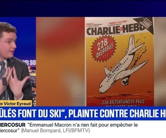 Replay BFM Grand Soir - Les brûlés font du ski, plainte contre Charlie Hebdo - 12/01