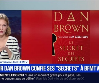 Replay BFM Première - L'auteur Dan Brown confie ses secrets à BFMTV - 06/10