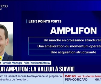 Replay BFM Bourse - Valeur ajoutée : Ils apprécient Amplifon - 27/10