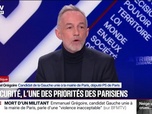 Replay BFM Politique - Faut-il munir la police municipale d'armes létales à Paris ? Si un jour la question devait se poser [...] je ferais un référendum, déclare Emmanuel Grégoire, député Parti socialiste
