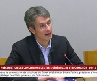 Replay 100% Sénat - Présentation des conclusions des états généraux de l'information