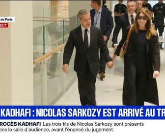 Replay Apolline de 9 à 10 - Procès Sarkozy-Kadhafi: l'ex-chef de l'État s'installe dans la salle d'audience du tribunal correctionnel de Paris pour obtenir son jugement