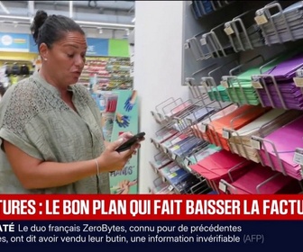 Replay BFM Première - Rentrée scolaire: voici le bon plan qui fait baisser la facture des fournitures