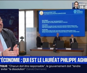 Replay BFM Première - BFM Conso : Nobel d'économie, qui est le lauréat Philippe Aghion ? - 14/10