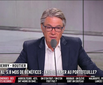 Replay Les Grandes Gueules - +51% de bénéfices pour Total au premier trimestre : faut-il les taper au portefeuille ?