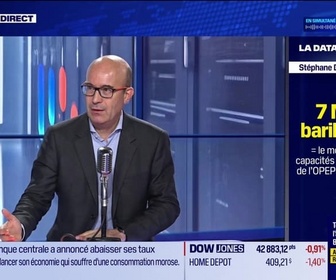 Replay BFM Bourse - La Data Room : 7 millions/jour = le montant des capacités excédentaires de l'OPEP actuellement - 21/10