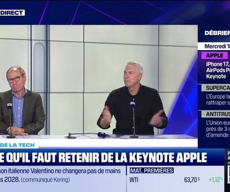 Replay Tech & Co, la quotidienne - Tout ce qu'il faut retenir de la Keynote Apple - 10/09