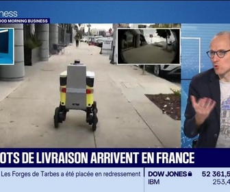 Replay Good Morning Business - Culture IA : Les robots de livraison arrivent en France, par Anthony Morel - 27/10