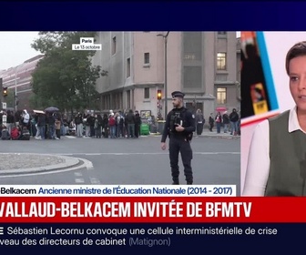 Replay BFM Grand Soir - Najat Vallaud-Belkacem invitée de BFMTV - 16/10