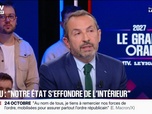 Replay Le Grand Oral 2027 - Une démission d'Emmanuel Macron serait un sacré bon service qu'il rendrait au pays, ironise Sébastien Chenu, président du groupe RN à l'Assemblée nationale