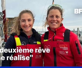 Replay ROBIN DE BFM - En mer avec Violette Dorange et Samatha Davies avant la Transat Café l'Or