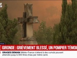 Replay BFM Première - J'aurai probablement des séquelles: grièvement blessé lors des incendies en Gironde, un pompier témoigne