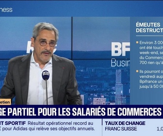 Replay Le grand entretien - Serge Papin (ministère des PME) : L'État au chevet des commerces pillés - 21/10