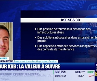 Replay BFM Bourse - Valeur ajoutée : Ils apprécient KSB - 03/10