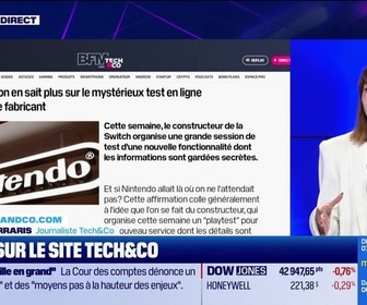 Replay Tech & Co, la quotidienne - À lire sur le site Tech&Co : Nintendo, on en sait plus sur le mystérieux test en ligne lancé par le fabricant, par Salomé Ferraris - 21/10