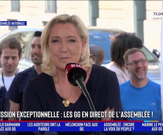 Replay Les Grandes Gueules - Marine Le Pen face aux GG